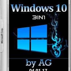 Windows 10 3in1 by AG 04.01.17 (x64/RUS)