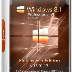 Windows 8.1 Pro VL x86/x64 Elgujakviso Edition v.15.01.17 (RUS/2017)