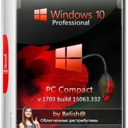 Windows 10 Pro x86/x64 1703 PC Compact by Belish@ (RUS/2017)