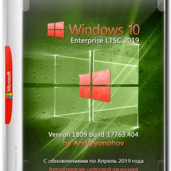 Windows 10 Enterprise LTSC x86/x64 17763.404 2in1 by Andreyonohov (RUS/2019)
