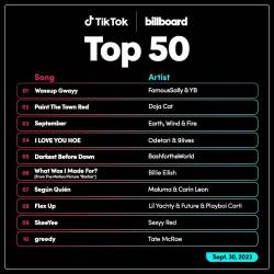 TikTok Billboard Top 50 Singles Chart (30-September-2023) (2023) - Pop, Dance, Rock, Hip Hop, RnB