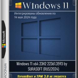Windows 11 x64 23H2 22361.3593 by SURASOFT (RUS/2024)