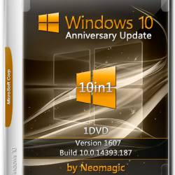 Windows 10 Anniversary x64 Update Ver.1607.14383.187 10in1 by Neomagic (RUS/2016)