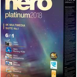 Nero Platinum 2018 Suite 19.0.07300 Full RePack + Content  (2017/RUS/ENG)