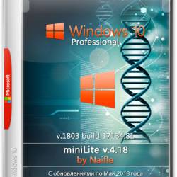 Windows 10 Pro 86/x64 1803.17134.81 miniLite v.4.18 by Naifle (RUS/2018)