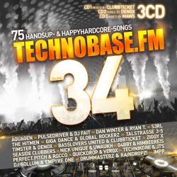 TechnoBase.FM Vol. 34 (3CD Box Set Compilation) (2022) - Techno, Hardstyle, Hard Trance, Dancecore