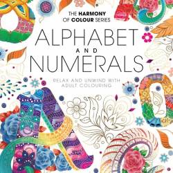 Colouring Book. Alphabet and Numerals