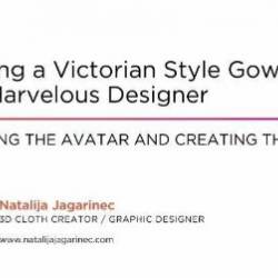 Creating a Victorian Style Gown with Marvelous Designer