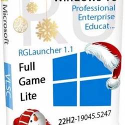 Windows 10 LiteOS - GameOS - FullOS 22H2  RGLauncher (RUS/2024)