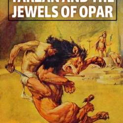TARZAN #5 - (Ballantine #U2005) Tarzan and the Jewels of Opar (11/1963 2nd Canadian Paperback Ed Richard / Dick POWERS Painted cover - [AUDIOBOOK]