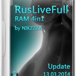 RusLiveFull RAM 4in1 by NIKZZZZ CD/DVD (13.03.2014)