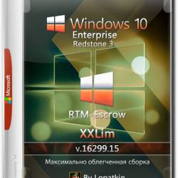 Windows 10 Enterprise x64 RS3 RTM-Escrow 16299.15 XXLim (RUS/2017)