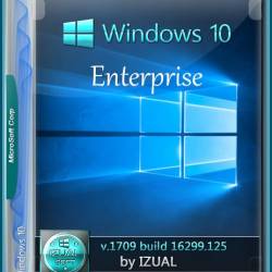 Windows 10 Enterprise x32 With Update 16299.125 v.1709 by IZUAL v.18.12.17 (RUS/ENG/2017)