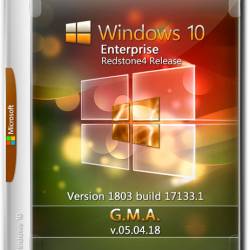 Windows 10 Enterprise RS4 1803 x64 G.M.A. v.05.04.18 (RUS/2018)