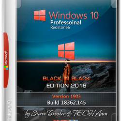 Windows 10  x64 19H1 BIB OS by Storm Breaker & TECH Aura (ENG+RUS+GER/2019)