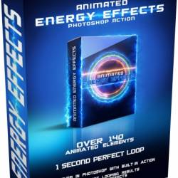 GraphicRiver - Animated Energy Effects Photoshop Action