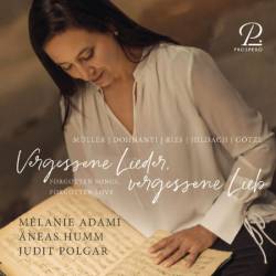 M&#233;lanie Adami - Forgotten Songs, Forgotten Love. Vocal Works By Willy Heinz M&#252;ller, Etc. (2024)