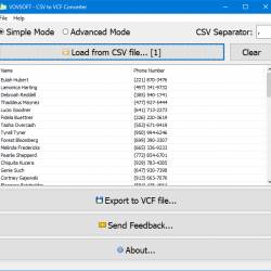 VovSoft CSV to VCF Converter 3.6
