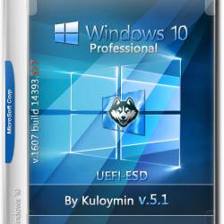 Windows 10 Pro x64 14393.577 by Kuloymin v.5.1 UEFI-ESD (RUS/2016)