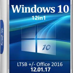 Windows 10 x86/x64 12in1 + LTSB +/- Office 2016 by SmokieBlahBlah 12.01.17 (RUS/ENG/2017)