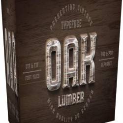 CreativeMarket - Oak Lumber Font
