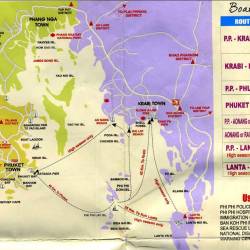   ,  / Map Of Phi Phi Island, Thailand (2009-2010) JPG