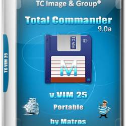 Total Commander 9.0a v.VIM 25 Portable by Matros (2017) RUS