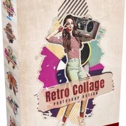 GraphicRiver - Retro Collage Photoshop Action