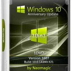 Windows 10 Anniversary Update x64 14393.321 10in1 by Neomagic (RUS/2016)