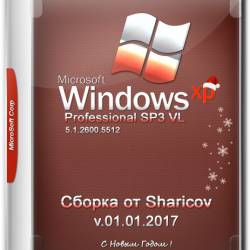 Windows XP Professional SP3 VL x86 Sharicov v.01.01.2017 (RUS)