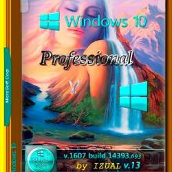 Windows 10 Professional x64 14393.693 v.1607 by IZUAL v.13 (RUS/2017)