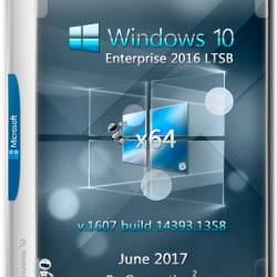 Windows 10 Enterprise LTSB x64 14393.1358 June 2017 by Generation2 (RUS)