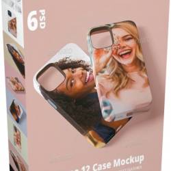 GraphicRiver - Phone 12 Case 3d Mockup