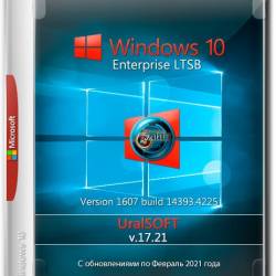 Windows 10 Enterprise LTSB x64 14393.4225 v.17.21 (RUS) 2021 -   !