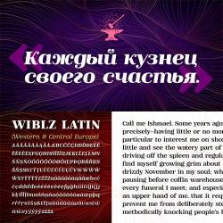 Wiblz Serif font family