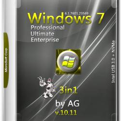 Windows 7 3in1 x64 by AG v.11.16 (RUS/2016)