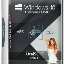 Windows 10 Enterprise LTSB x86/x64 14393.447 v.96.16 (RUS/2016)