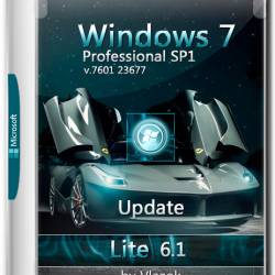 Windows 7 Pro SP1 x64 Update Lite v.7601 23677 by Vlazok (RUS/2017)