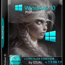 Windows 10 Professional x64 15063.332 v.1703 by IZUAL v.13.09.17 (RUS/2017)