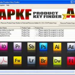 APKF Adobe Product Key Finder 2.5.0.0