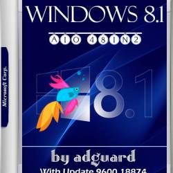 Windows 8.1 x86/x64 With Update 9600.18874 AIO 48in2 Adguard v.17.12.13 (RUS/ENG/2017)