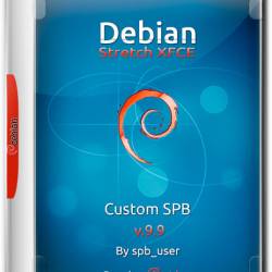 Debian v.9.9 x86 Stretch XFCE Custom SPB (RUS/MULTi/2019)