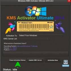 Windows KMS Activator Ultimate 2014 2.3 + Portable