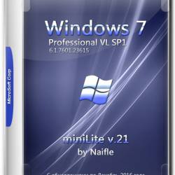 Windows 7 Professional VL SP1 x86/x64 miniLite v.21 by Naifle (RUS/2016)