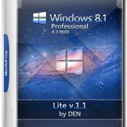 Windows 8.1 Professional x64 Lite v.1.1 by Den (RUS/2016)