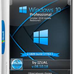 Windows 10 Professional x64 RS5 1809 v.08.10.18 by IZUAL (RUS/2018)