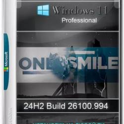 Windows 11 Pro x64  by OneSmiLe (26100.994) (Ru/En/2024)