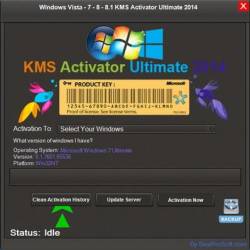 Windows Vista - 7 - 8 - 8.1 KMS Activator Ultimate 2014 2.2 + Portable