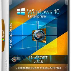 Windows 10 Enterprise x64 16299.125 v.2.18 (RUS/2018)