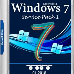 Windows 7 SP1 x64 2in1 v.01.2018 by YahooXXX (RUS/2018)